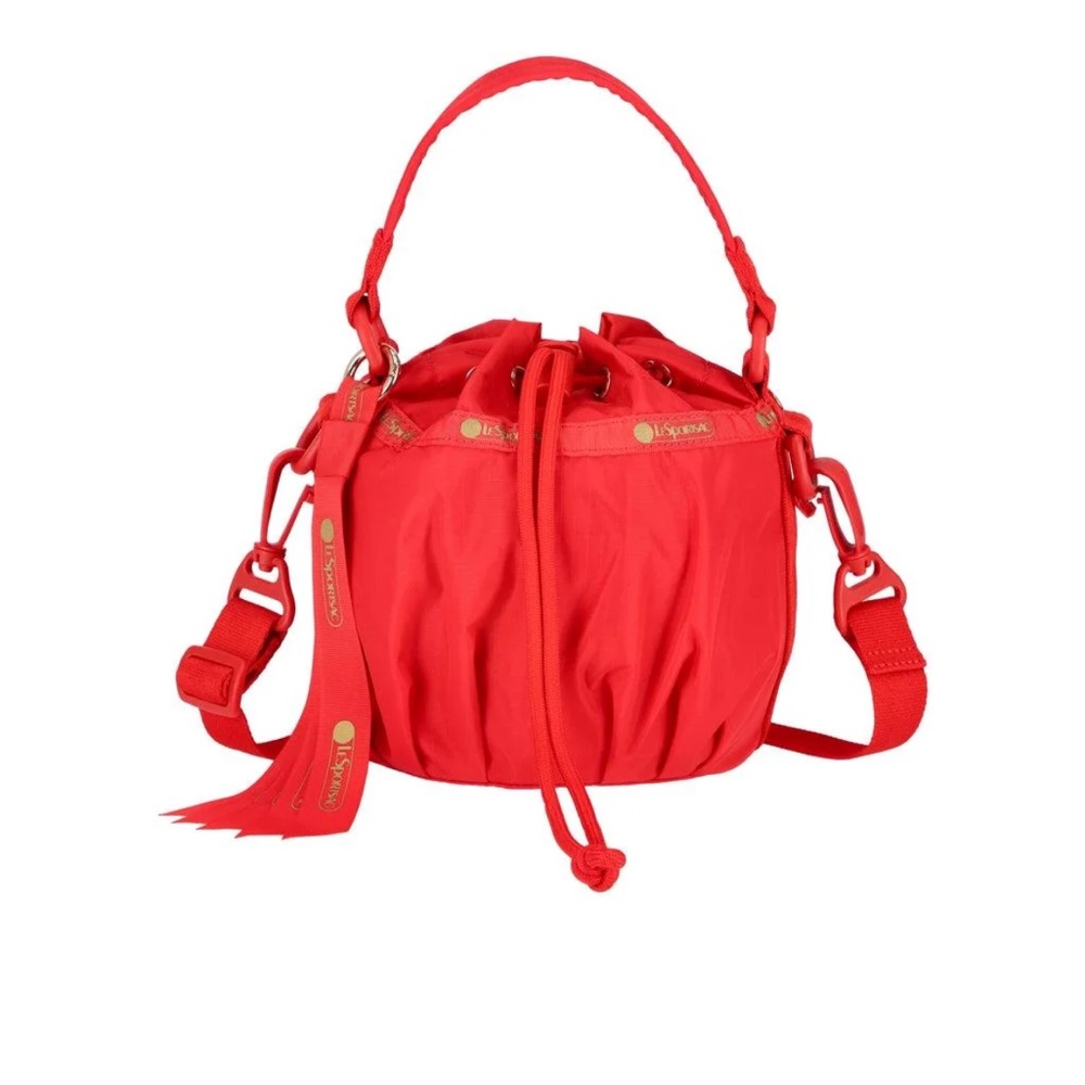 LeSportsac Lunar New Year Lantern Nylon Crossbody Drawstring Bag